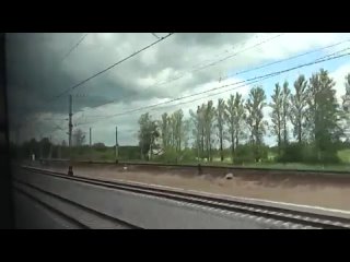Сапсан СПБ-Москва-весь путь..