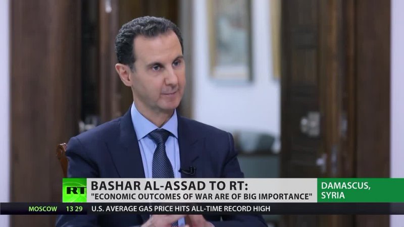 President Bashar Al Assad Interview with RT Arabic one June