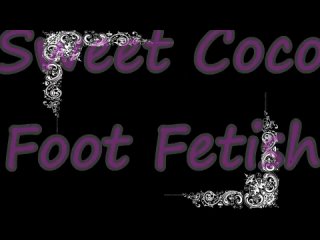 sweet coco footjob