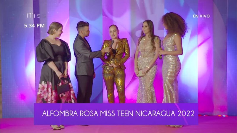 Alfombra Rosa Miss Teen Nicaragua 2022