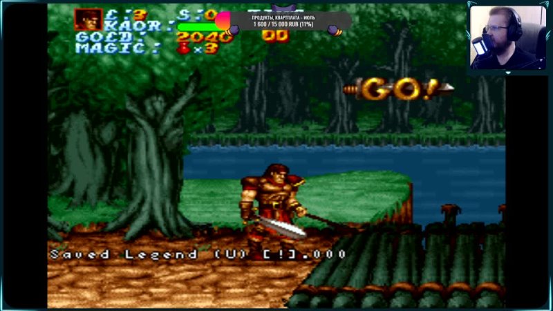 Legend (Super Nintendo, Hard, 100%) - Longplay