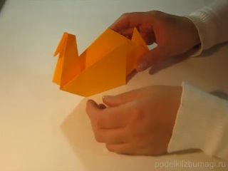 Птичка оригами_ Объединенные цвета психологии_