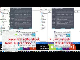 Xeon E5-2640 vs i7 3770 stock  (gtx 970) High (Low) settings 720p1080p in 34 games