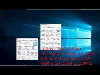 Lenovo IP320-15IKB  i3 7100U + intel hd graphics 620 low settings 720p  in 40 games