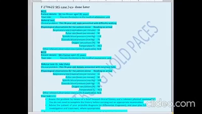 ST5.38 year old man with difficulty walking