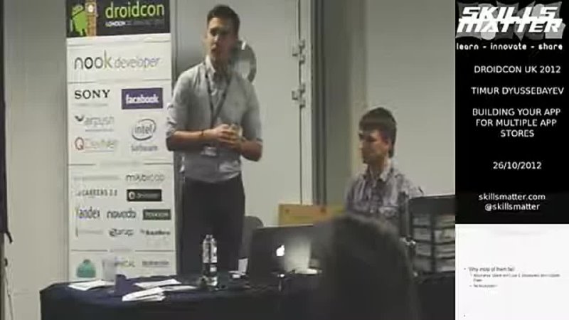 Droidcon UK 2012: Building your app for multiple app
