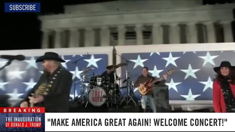 WELCOME CONCERT DONALD TRUMP Inauguration Day 2017 TOBY KEITH