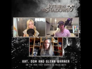 Kat and Dom’s conversation with the amazing Glenn Warner is out now! Glenn was the only on-set crew member to work on all