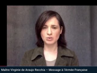 ⭐⭐⭐⭐⭐ Maître Virginie de Araujo Recchia – Message à l’Armée Française