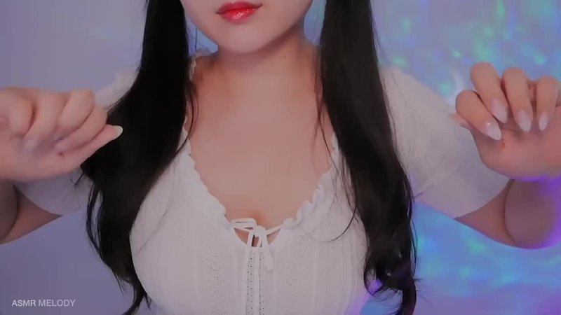 ASMR 7 Body Triggers Collarbone Tapping, spit painting, Scratching, hand