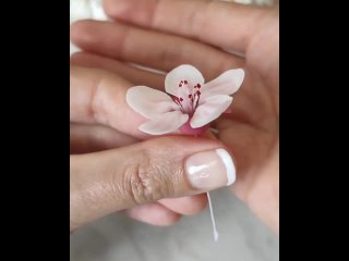 Сборка цветка сакуры
