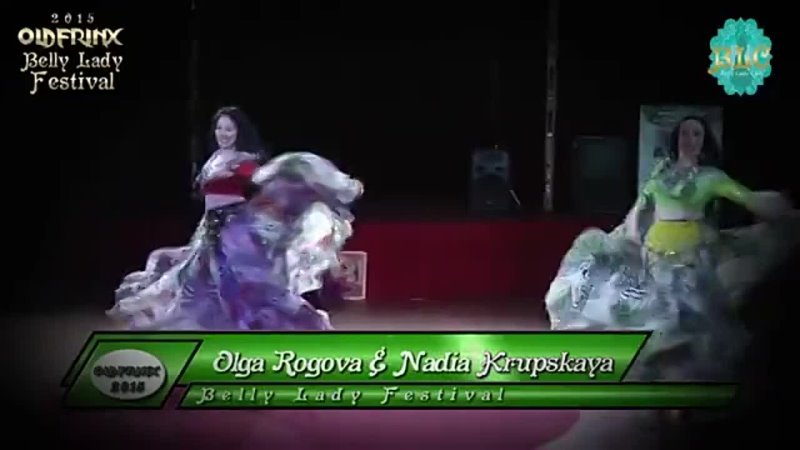 Olga Rogova & Nadia Krupskaya ⊰⊱ Belly Lady Festival '15.