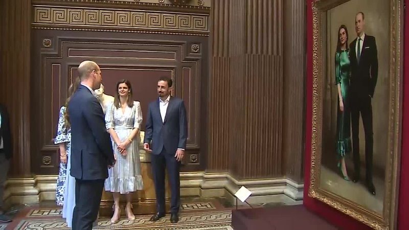 William and Kate See Their First Official