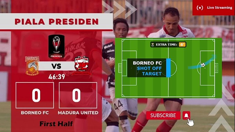 LIVE: Borneo FC vs Madura United - Piala Presiden