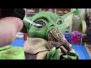 Sculpting Baby Yoda from the Mandalorian   Disney+  Star Wars  Polymer Clay tutorial