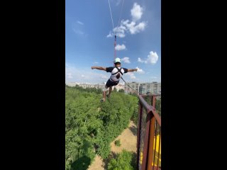 Мой прыжок - Роупджампинг вышка 33 метра ()