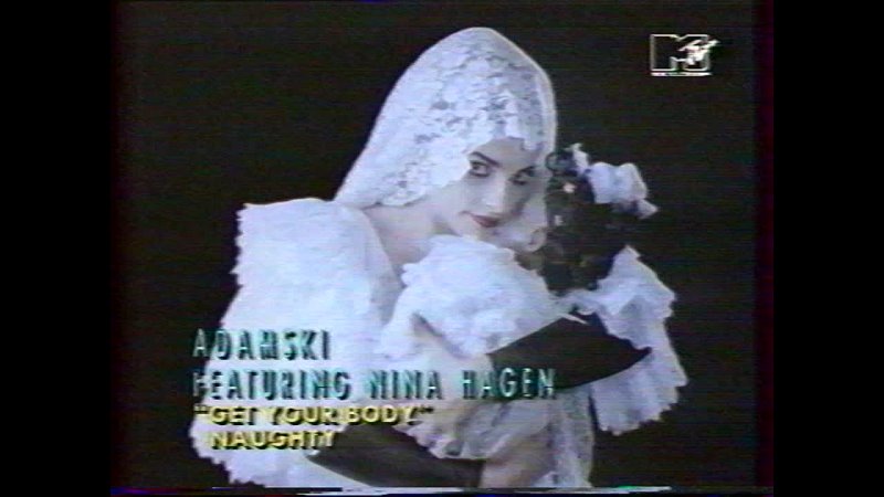Adamski Featuring Nina Hagen Get Your Body VHS MTV 1992