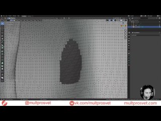 [MultProsvet] Лепим стилизованный череп. Обзор новых инструментов 3D-скульптинга в Blender