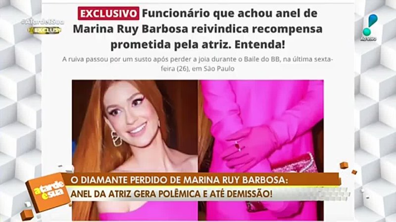Rede TV A Tarde é Sua: Polêmica Marina Ruy Barbosa; Eliana na Globo; e mais (30, 08, 22),