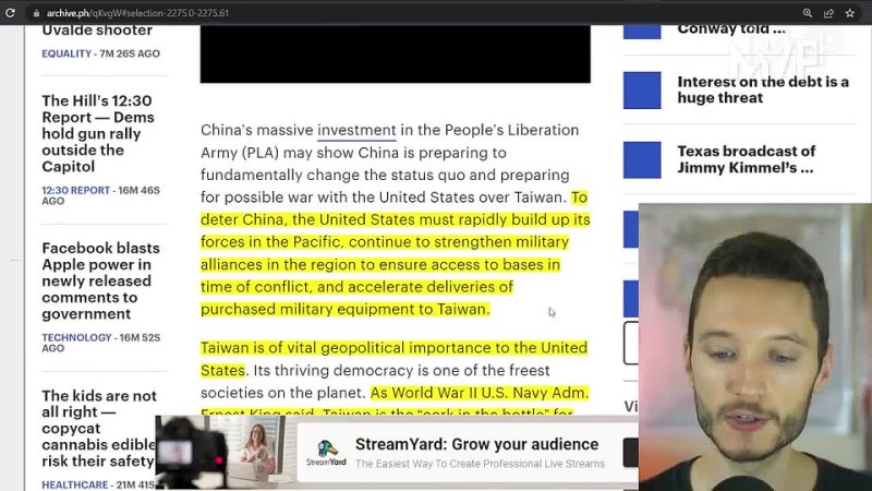 US threatens war on China over Taiwan - with nuclear implications