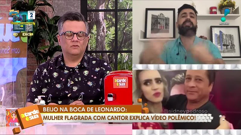 Rede TV Fã de Leonardo assume beijo em camarim após vídeo viralizar: Faria