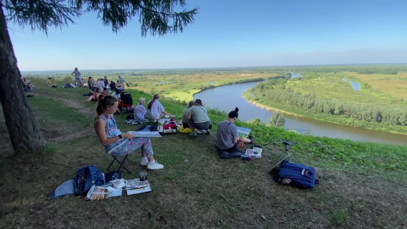 Международный пленэр юных художников Душа народа, его сила