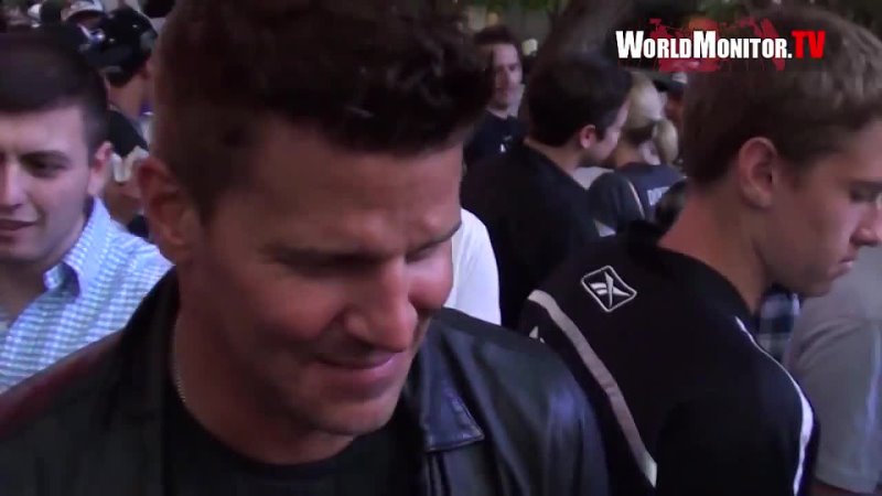 Bones star David Boreanaz and Billy Bush leaving LA Kings Game 4 Stanley Cup finale (