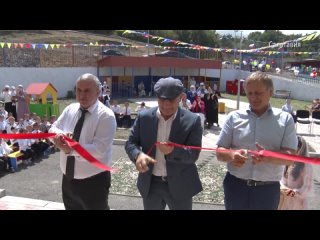Открытие нового ясли-сада в с.Буртунай Казбековского района