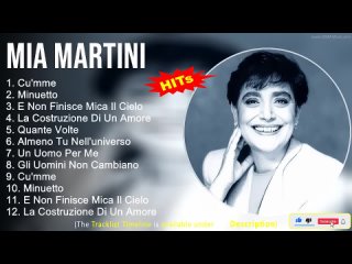 Mia Martini Greatest Hits ~ Cumme, Minuetto, E Non Finisce Mica Il Cielo, La Costruzione Di Un A
