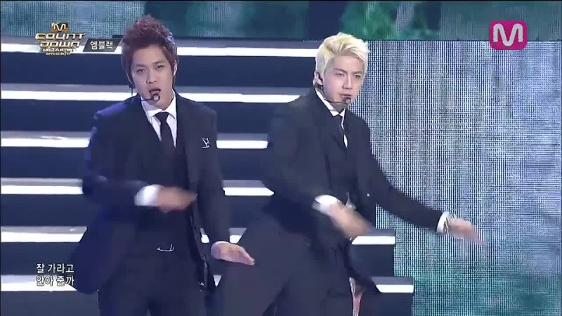 MBLAQ - Be A Man + Mona Lisa (JP ver.)  M!Countdown in Japan