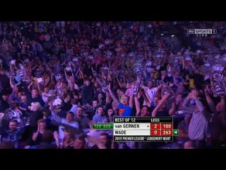 Michael van Gerwen v James Wade (2015 Premier League Darts / Week 9)