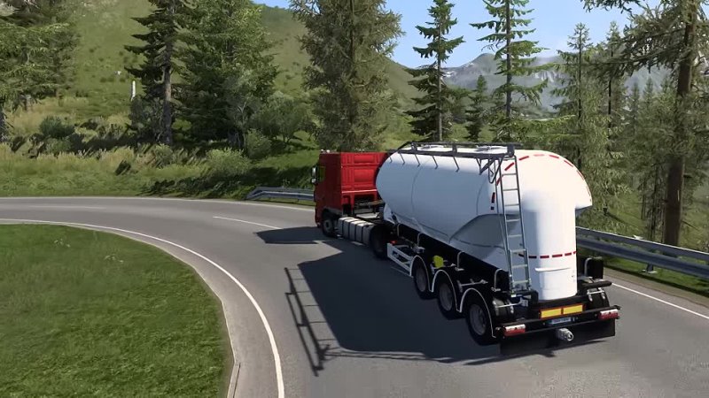 Realistic Driving DAF XF 105, Open Pipe Sound Mod, 1. 45 Euro Truck Simulator 2