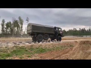 Тест подвески Армейского Камаза. Водилу в ремонт...