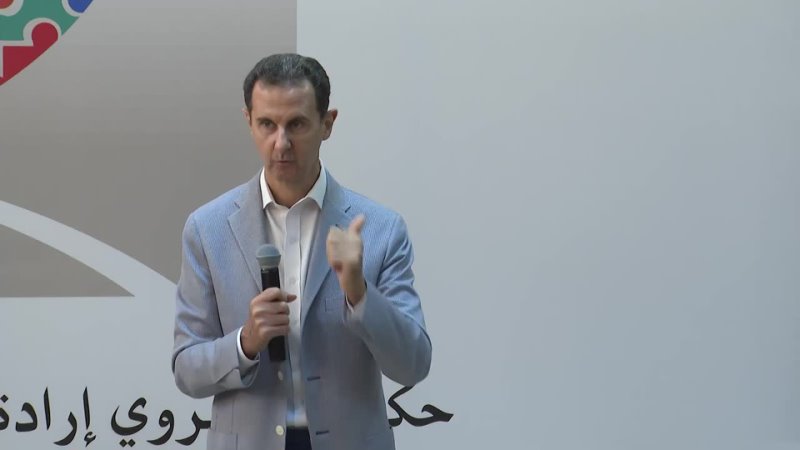 الكامل للرئيس الأسد خلال زيارته المركز الوطني للمتميزين في