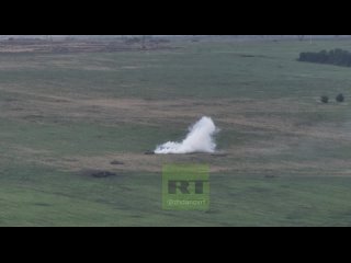 ️Эксклюзив RT: уничтожение нескольких единиц бронетехники ВСУ под Северском