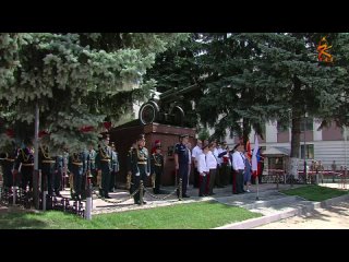 Открытие обновлённого памятника воинам артиллеристам выпускникам КВАКУ г