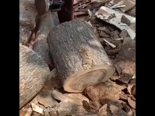 Витая подставка, табурет из дерева