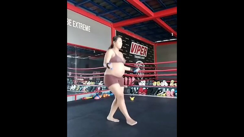 Asian Pregnant Exercise