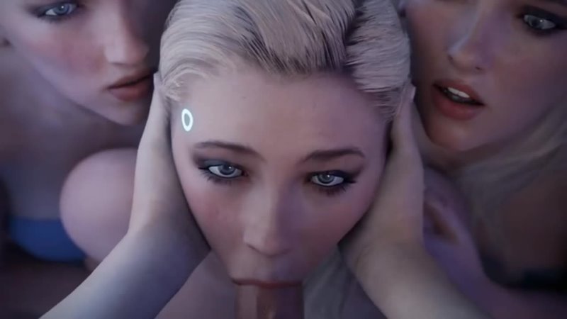 Detroit Become Human Supercut Oral, Anal, Futa, trans, Big tits, Group, Multiple