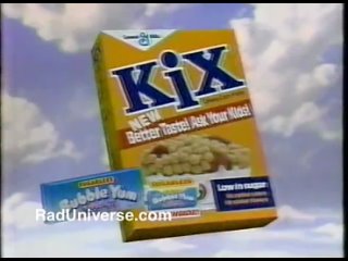 Kix Bubble Yum Free Inside Commercial