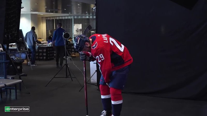 A natural on the ice and on camera