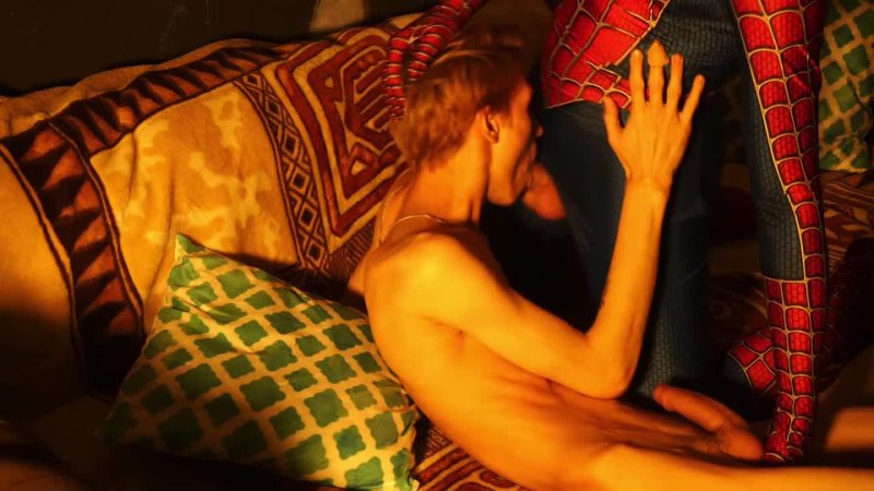 Spiderman cosplay gay sex