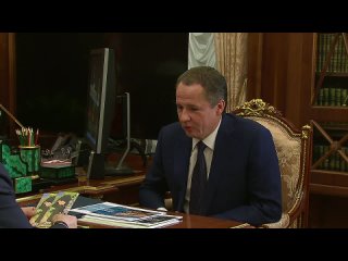 Президент встретился с Вячеславом Гладковым