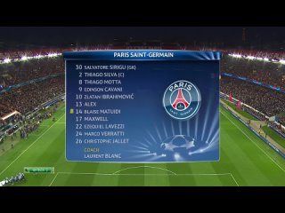 204 CL-2013/2014 Paris Saint-Germain - Chelsea FC 3:1 (02.04.2014) 1H