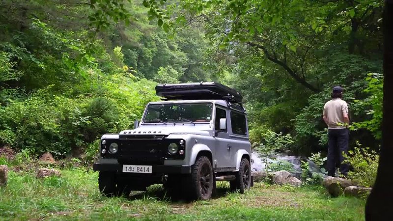 [FISH13] Too Cold Summer Camping in the Rainy Secret Valley | Land Rover Defender | ASMR