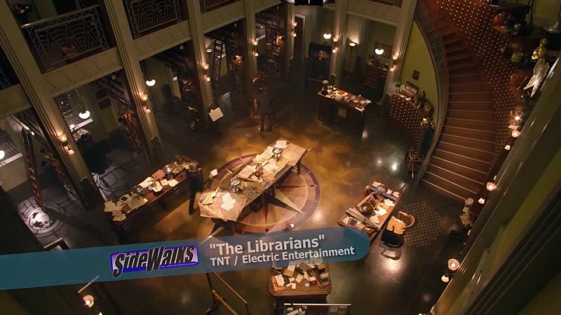 Rebecca Romijn Lindy Booth The Librarians on Sidewalks