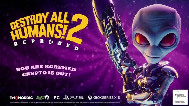 Релизный трейлер Destroy All Humans 2