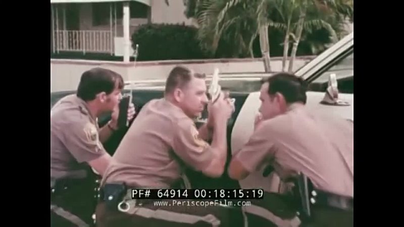 1970s POLICE OFFICER TRAINING FILM OFFICER DOWN CODE THREE