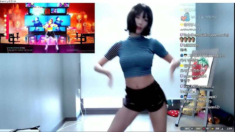 BERRY0314 MOST VIEWED   69 clips of CUTE and SEXY   Korean   Twitch   Dancing