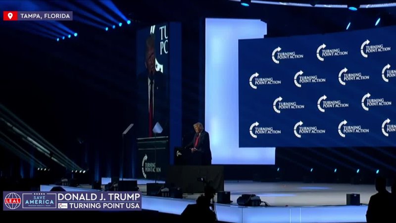 Donald Trump en SAS 2022 Cumbre de Acción Estudiantil de Turning Point USA (23 julio